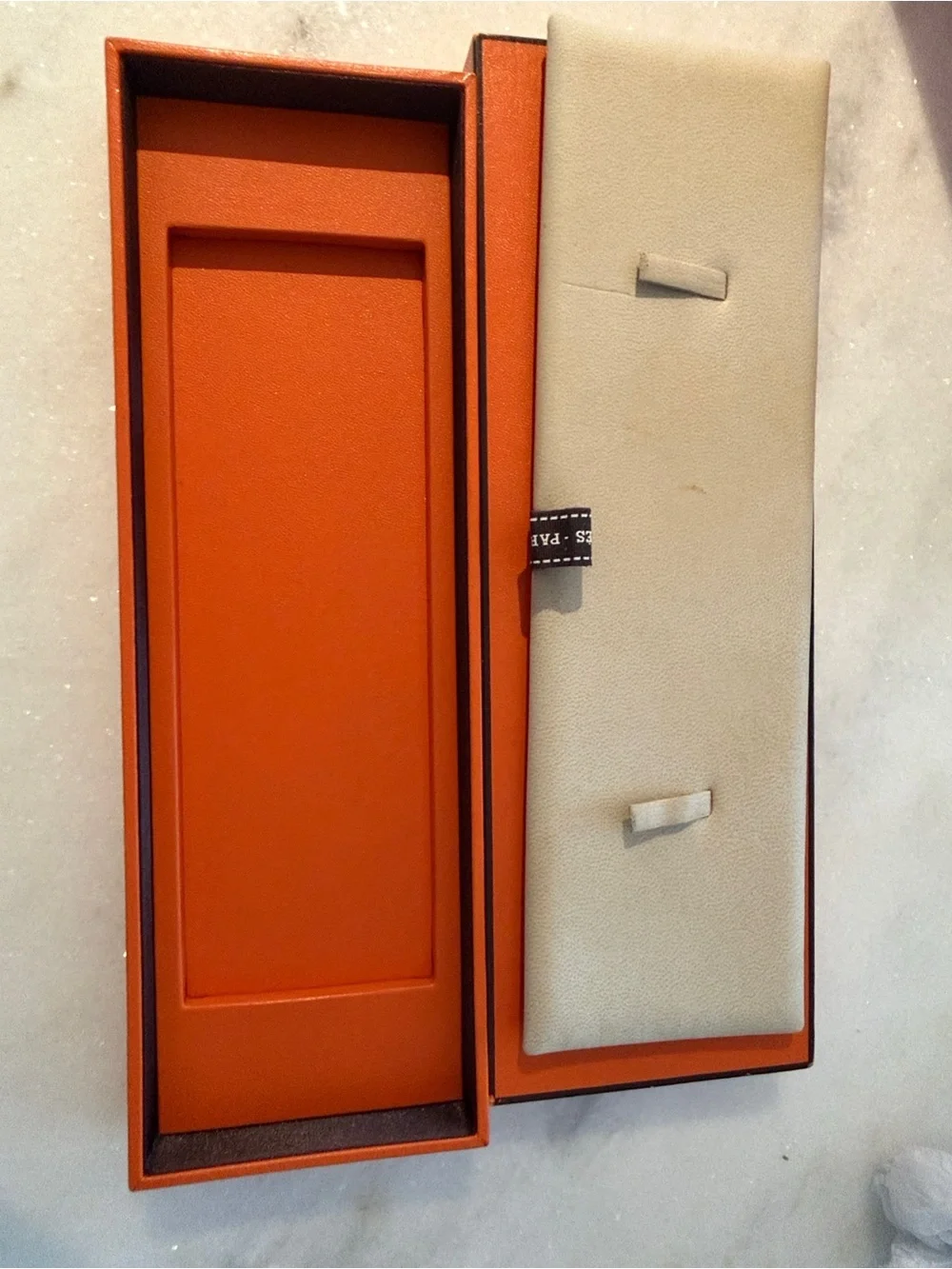 Hermes Orange Signature Watch or Bracelet Box